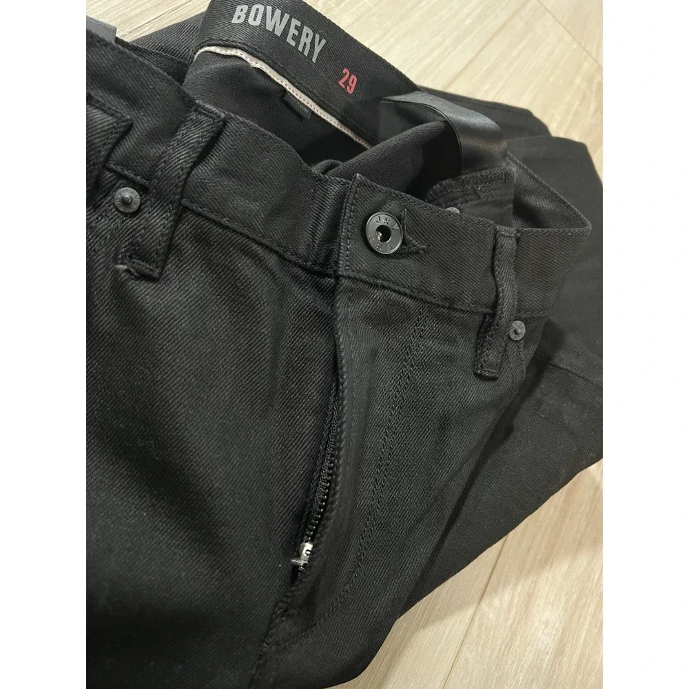 John Varvatos USA Men Black Bowery Slim Straight Jeans 29  NEW $198